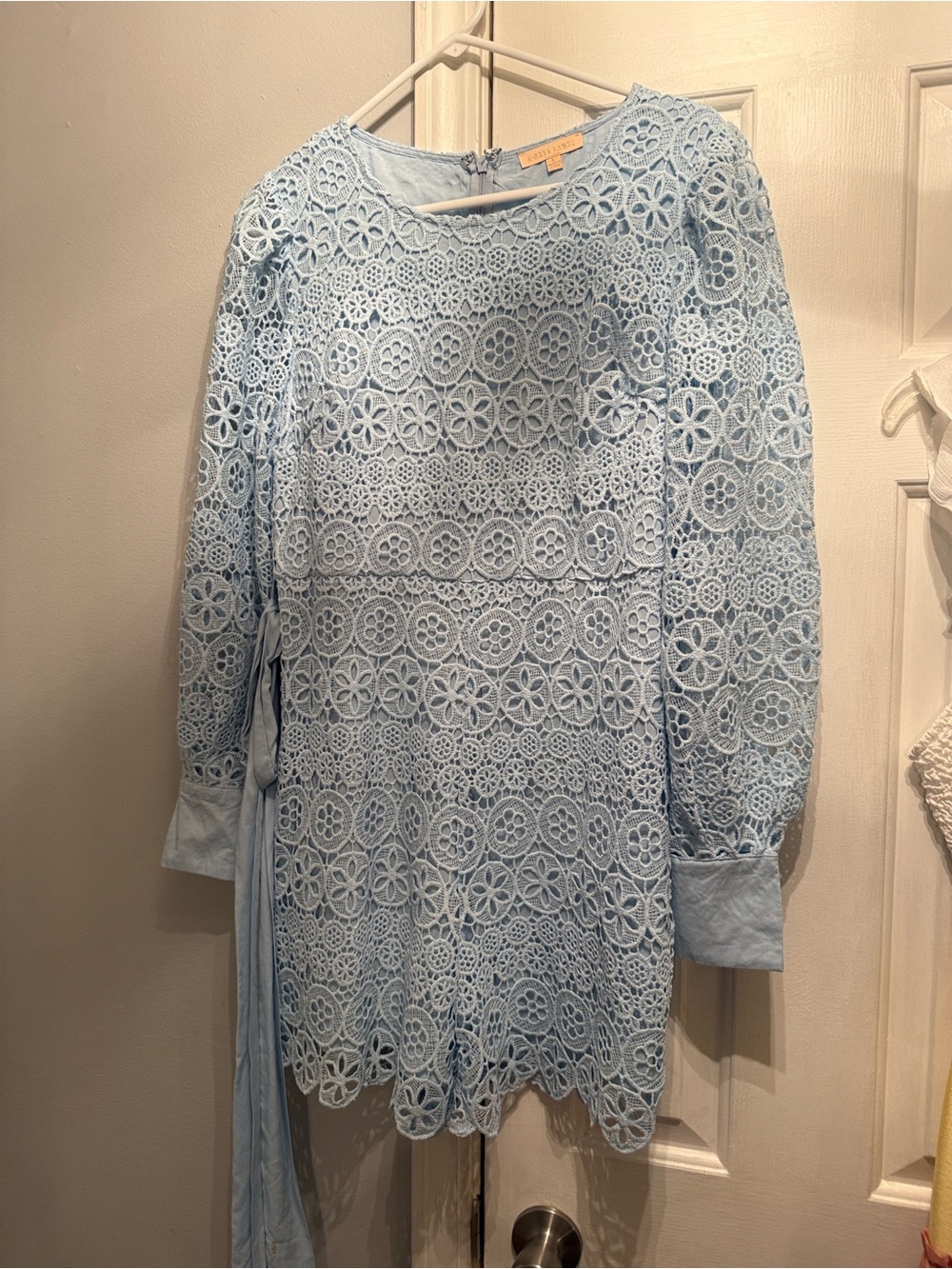 Light Blue Lace Tunic romper
